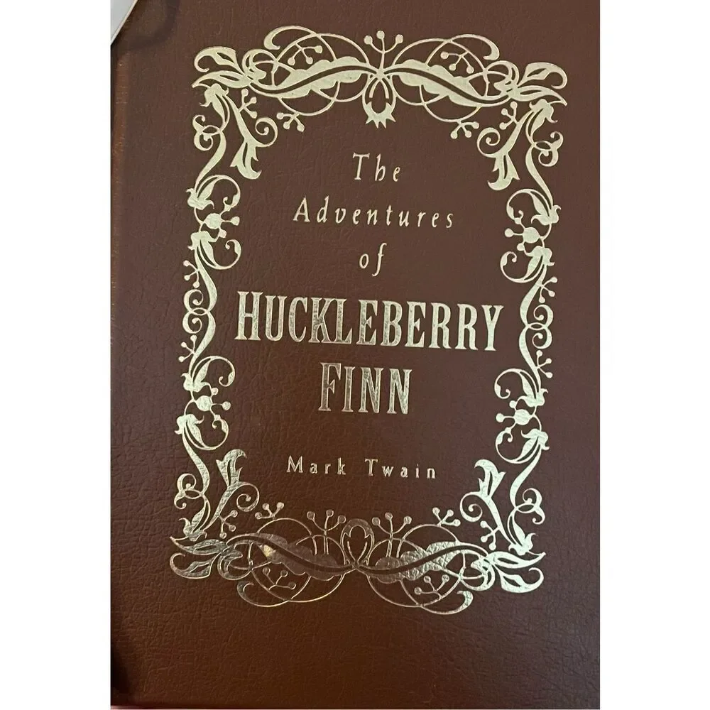 The Adventures of Huckleberry Finn Mark Twain Sweet Water Press Leather Bound Bo